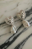 Kolczyki Notre Dame Coeur #2 Argent Petit Perle