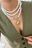 Sacré Coeur Perle Triple necklace