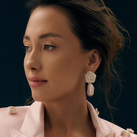 Françoise Argent Grand Perle earrings