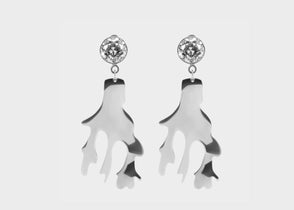 Kolczyki Lafayette Strass Argent