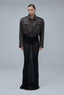 JOIE cropped bomber jacket in black