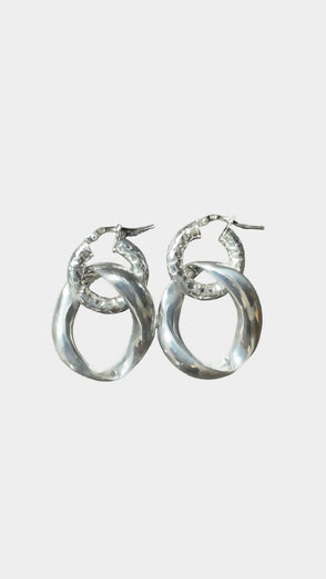 Bourget Argent earrings