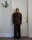 ESPOIRE trousers in chocolate brown