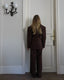 ESPOIRE trousers in chocolate brown