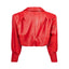 ENVIE retro it girl jacket in red leather