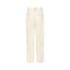 OPTIMISME trousers in cream leather