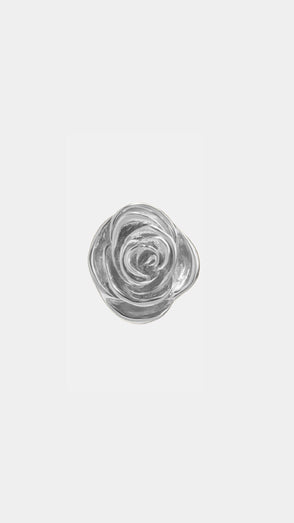 Camélia Argent Ring