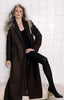 JALOUSIE straight coat in chocolate