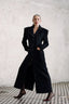 COLÉRE waisted coat in black