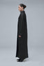 AMOUR noir straight coat in black