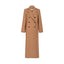 JALOUSIE straight coat in caramel