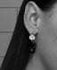 Kolczyki Hoche Perles Noires