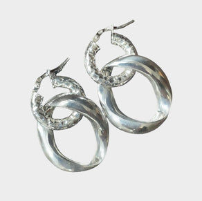 Bourget Argent earrings