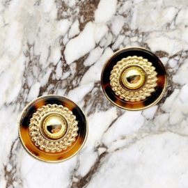 Vintage Tortoiseshell Braid Clips