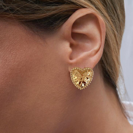 Notre Dame Coeur #2 Petit earrings