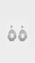 Kolczyki Peletier Strass Argent
