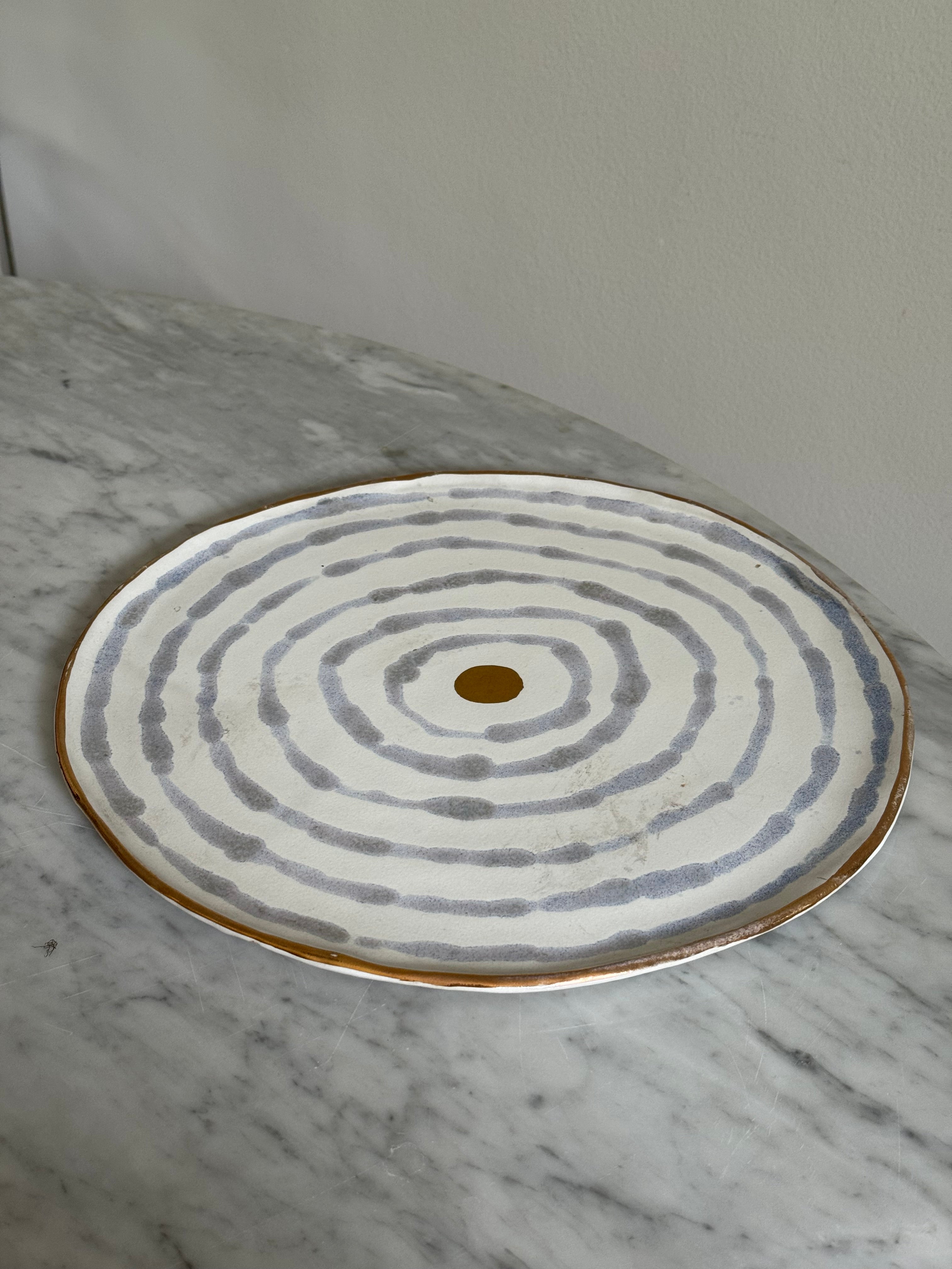 LARGE COTE D'AZUR PLATE