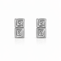 Ohrringe Balard Petit Double Silber