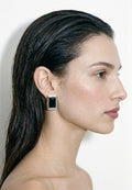 Kolczyki Brigitte Noir Argent