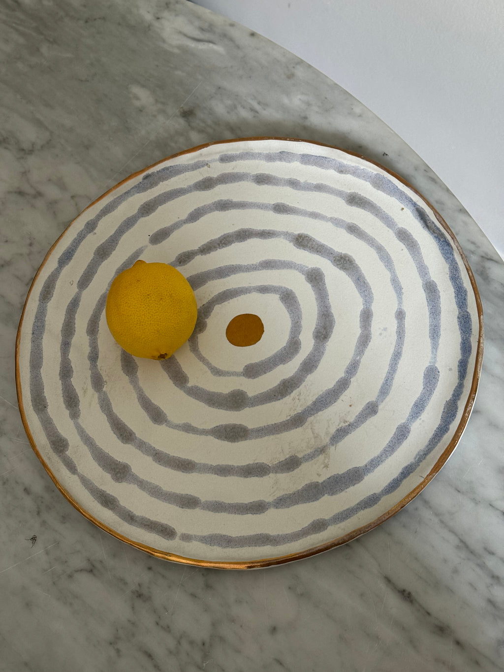 LARGE COTE D'AZUR PLATE