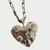 Naszyjnik Belleville Coeur Strass Argent Homme