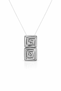 Halskette Balard Double Argent