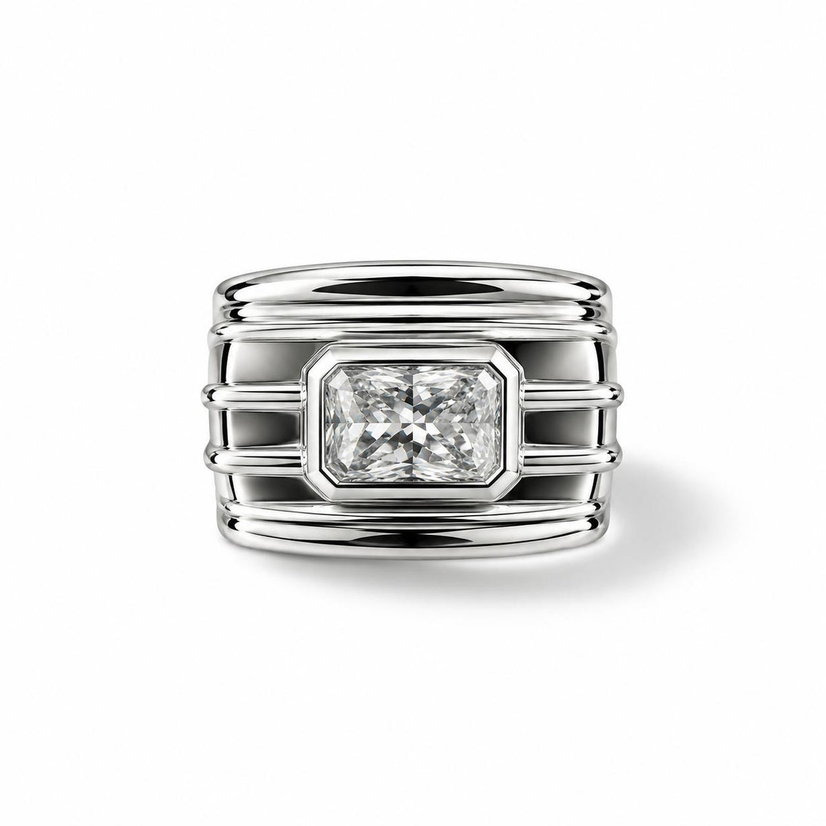 Pierścionek Dèco Strass Argent