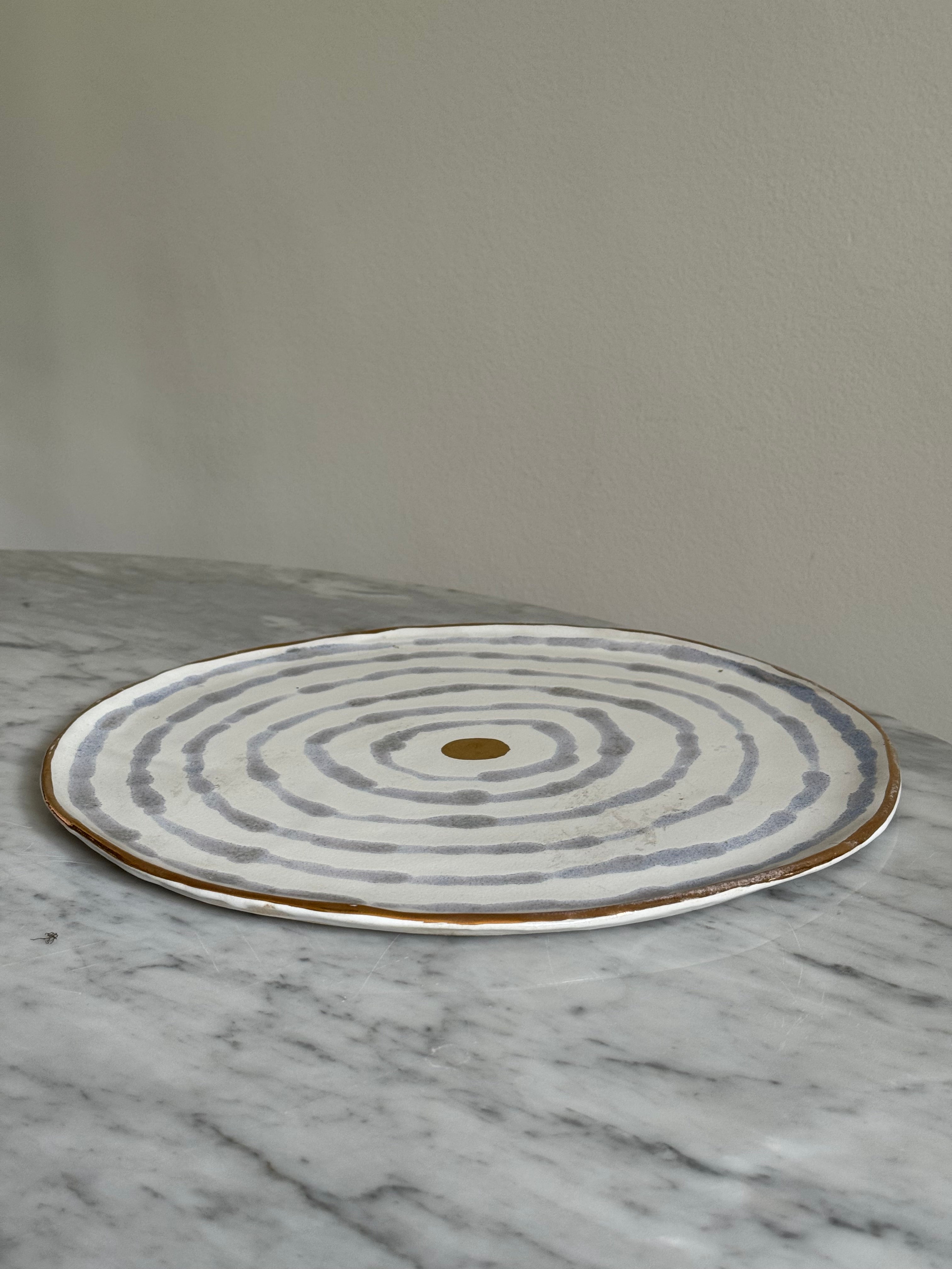 LARGE COTE D'AZUR PLATE
