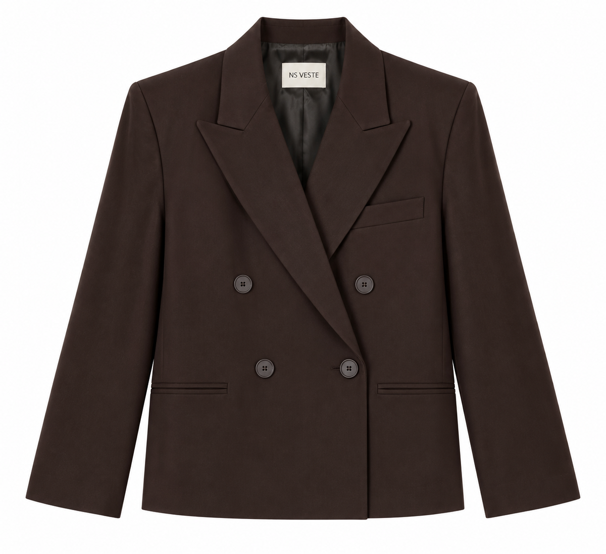ESPOIRE Blazer in schokobraun