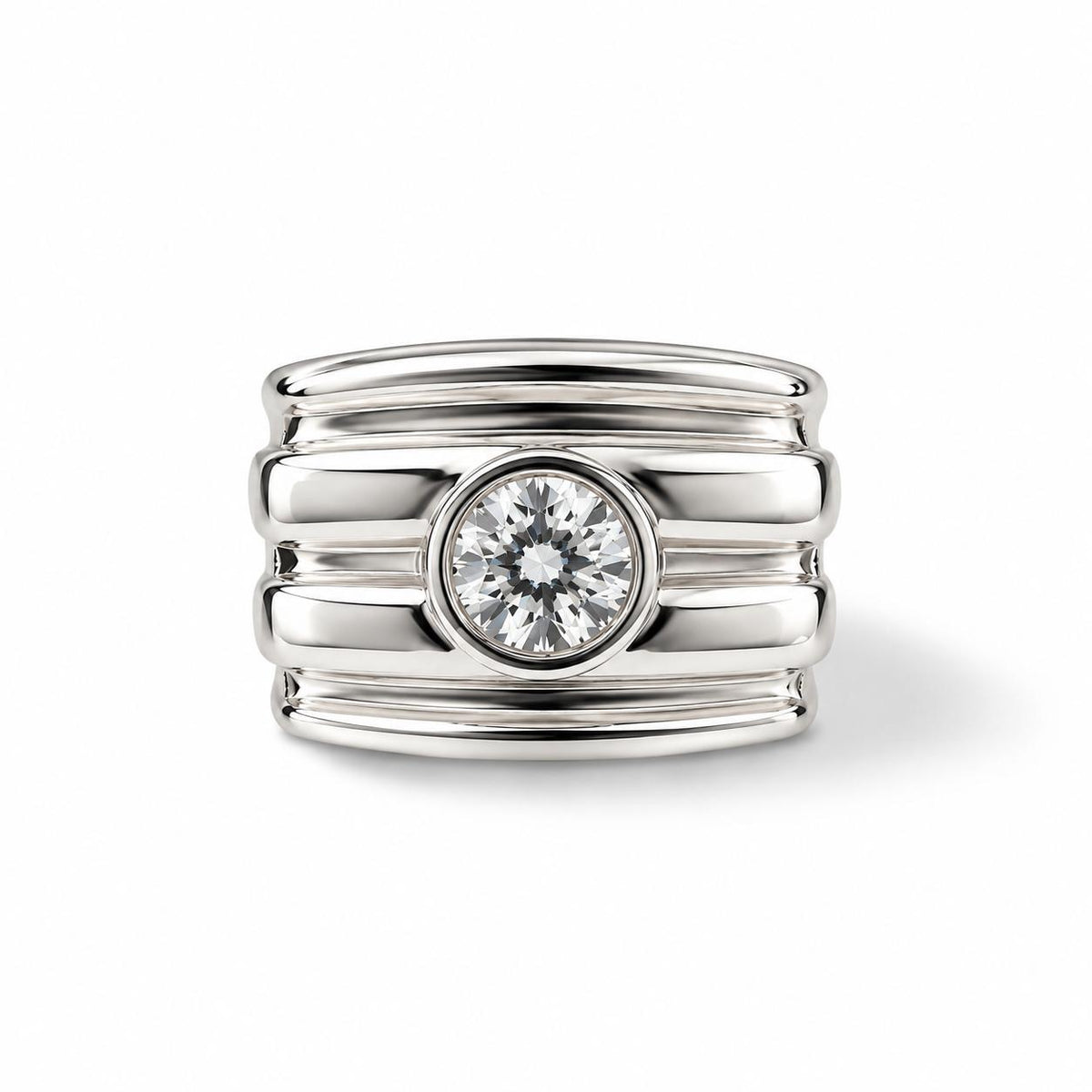 Pierścionek Dèco Strass Ovale Argent
