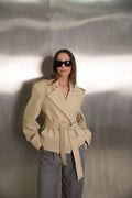 AMBITION short trench coat