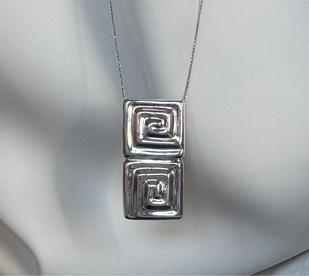 Halskette Balard Double Argent