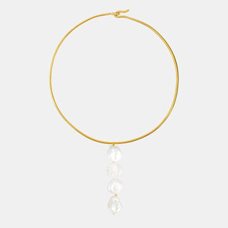 Choker Nimes Triple Perle