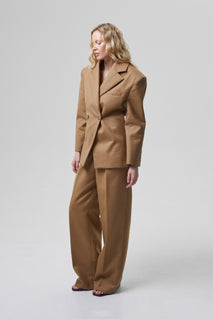 ESPOIRE blazer in caramel