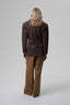 ESPOIRE blazer in chocolate brown