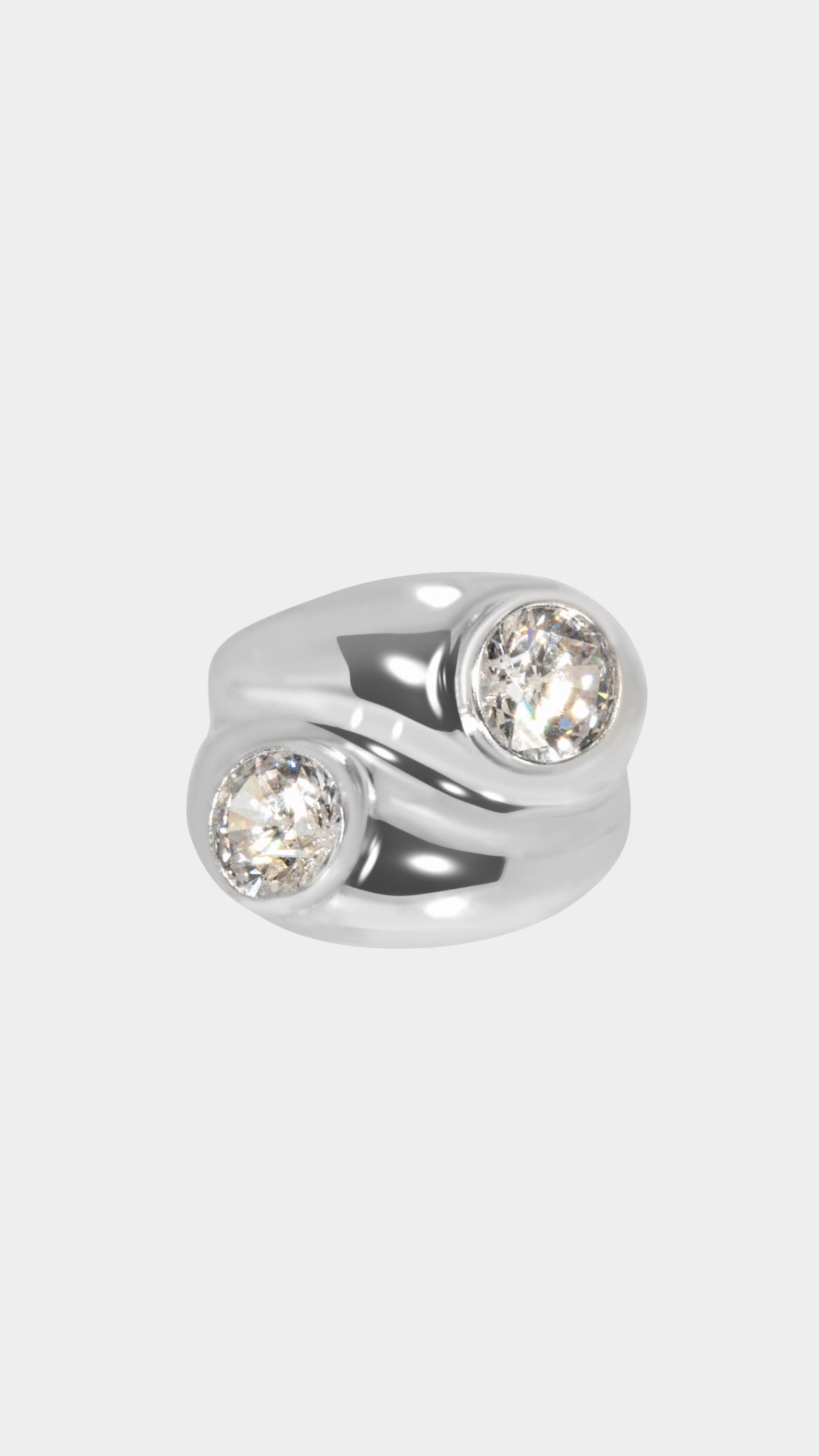 PIERŚCIONEK DUGOMMIER STRASS ARGENT
