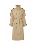 CONTENTE long trench coat with collar
