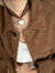 Choker Coeur chocolat au Lait