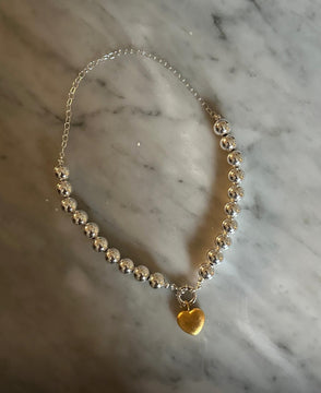 Bulles Coeur Necklace