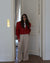 ENVIE retro it girl jacket in red leather
