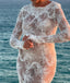 FOLIE Lace Long Dress
