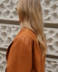 PASSION retro it girl jacket in carmel
