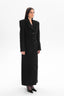 COLÉRE waisted coat in black
