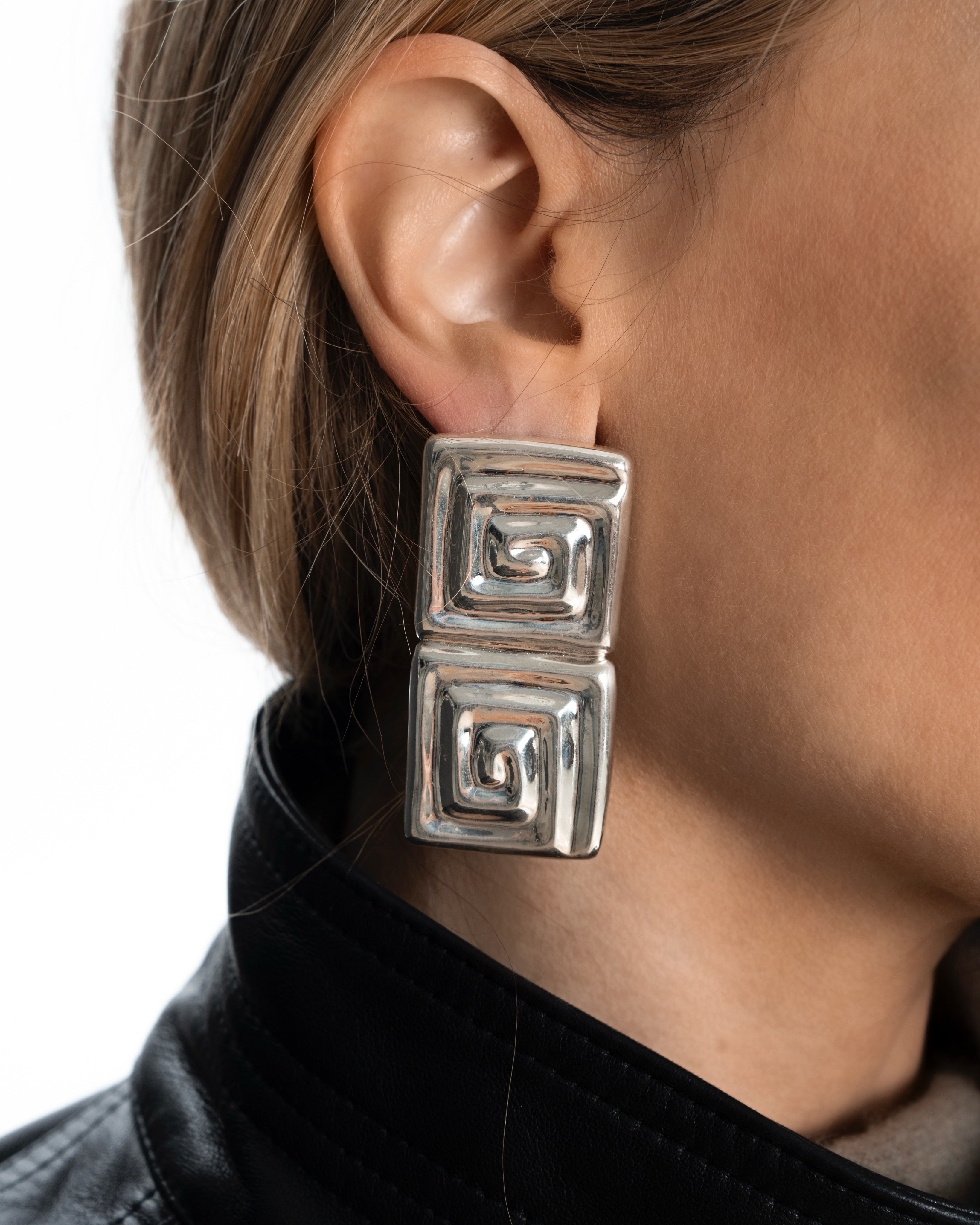 Ohrringe Balard Double Argent