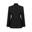 AIMABLE hourglass blazer in black wool
