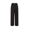 AIMABLE straight-leg trousers in black wool