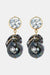Kolczyki Hoche Perles Noires