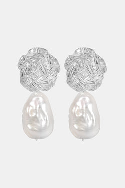 Kolczyki Françoise Argent Grand Perle