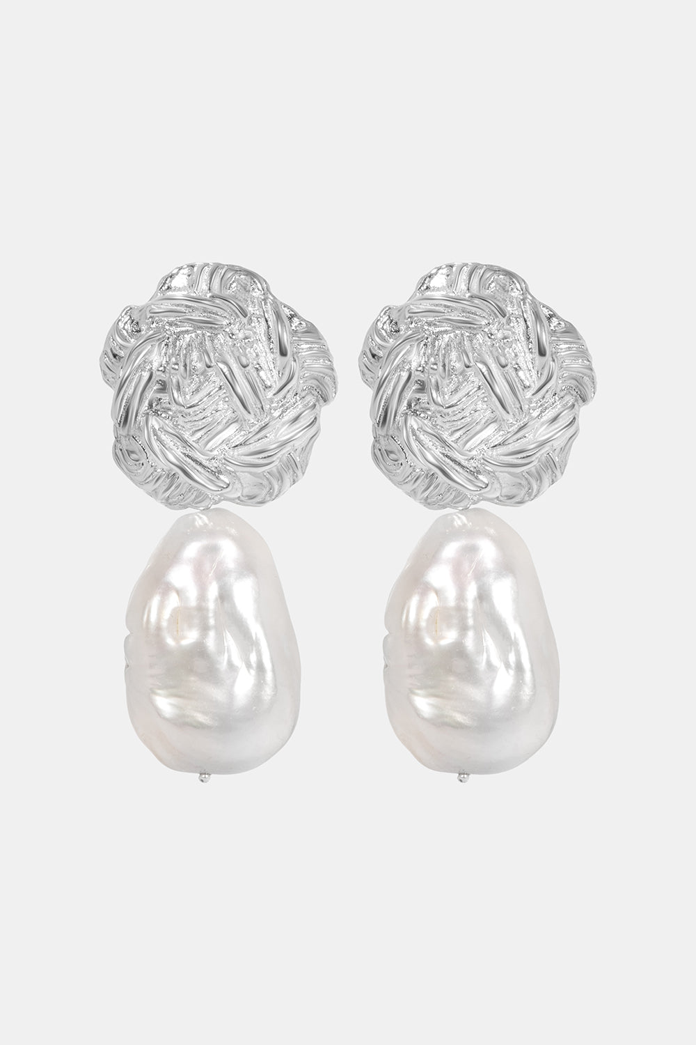Ohrringe Françoise Argent Grand Perle