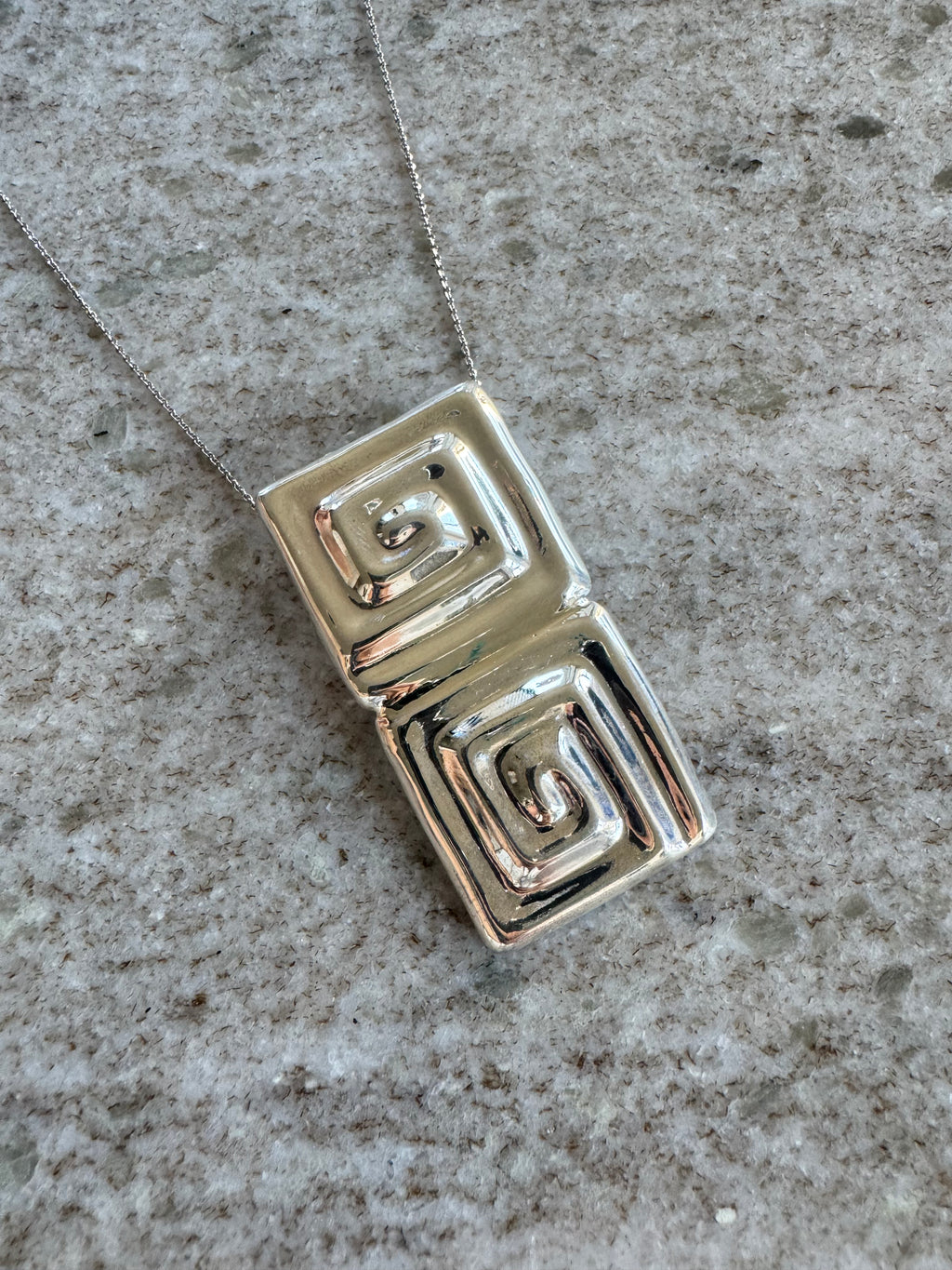 Halskette Balard Double Argent
